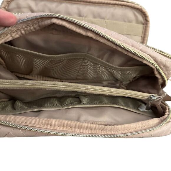 BAGSMART Women's Quilted Tech Organizer - Pink - Picture 4 of 7